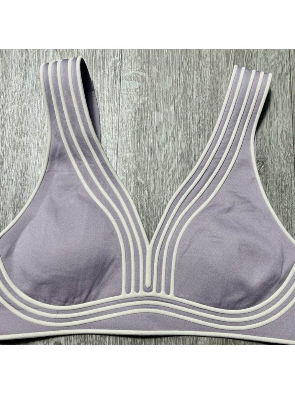 Lululemon Get In Line Violet Verbena Padded Bra - Women Size 6